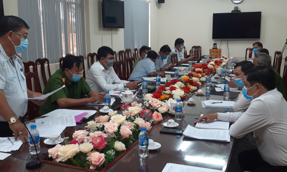 Kiểm tra công tác phòng, chống dịch Covid-19 huyện Châu Thành