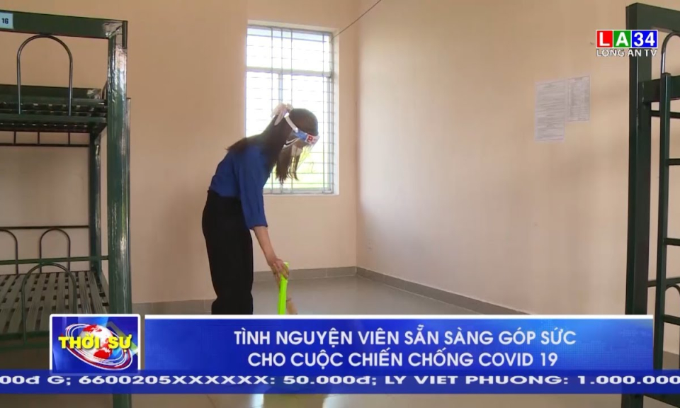 Cần Giuộc: Tình nguyện viên sẵn sàng góp sức cho cuộc chiến chống Covid-19
