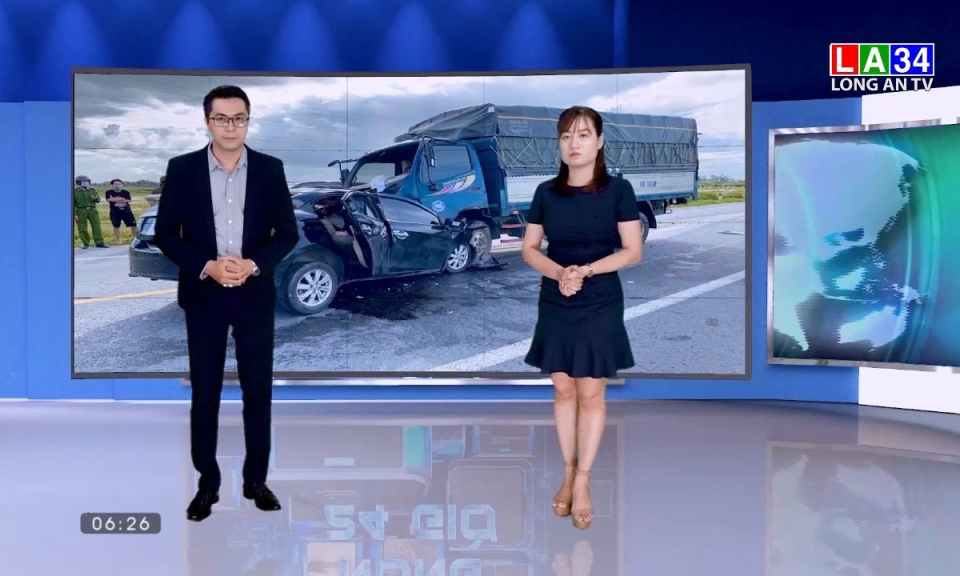 Hưng Yên: Xe con lấn làn đâm trực diện xe tải