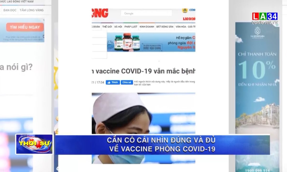 Cần có cái nhìn đúng và đủ về vaccine phòng Covid-19
