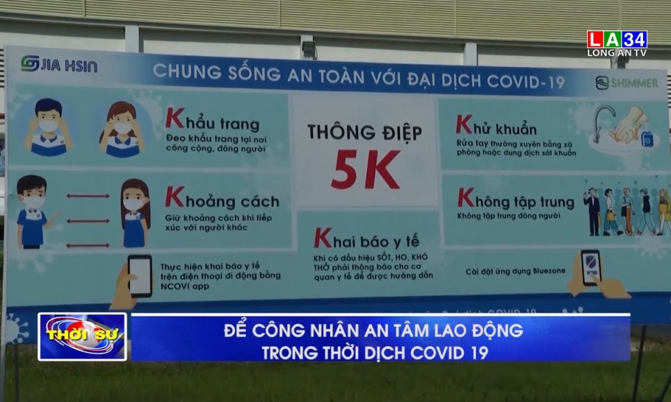 Để công nhân an tâm lao động trong mùa dịch Covid-19