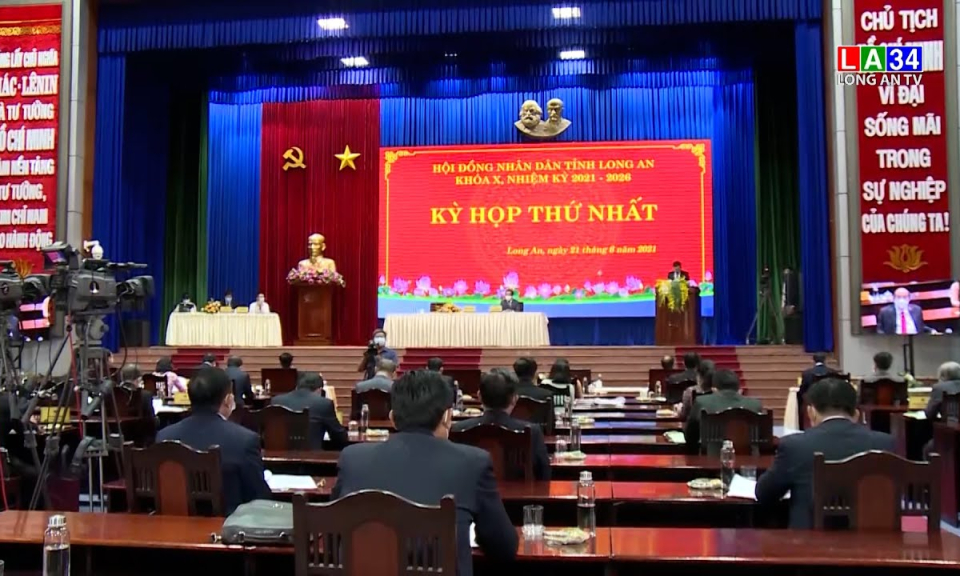 Kỳ họp thứ nhất HĐND tỉnh khóa X, nhiệm kỳ 2021-2026
