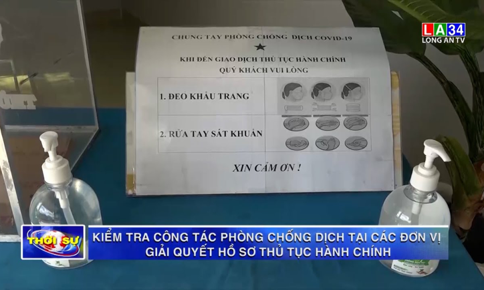 Trung tâm hành chính công đảm bảo phòng, chống dịch Covid-19
