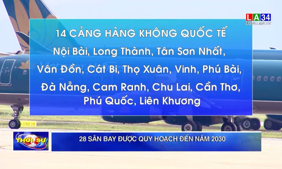 28 sân bay được quy hoạch đến năm 2030