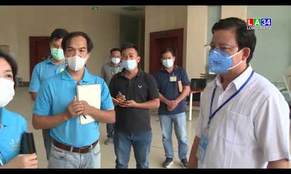 Lãnh đạo tỉnh kiểm tra công tác phòng, chống dịch tại Công ty Ching Luh