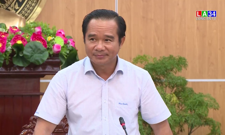 Hội nghị trực tuyến về công tác phòng chống dịch Covid 19 trên địa bàn tỉnh Long An
