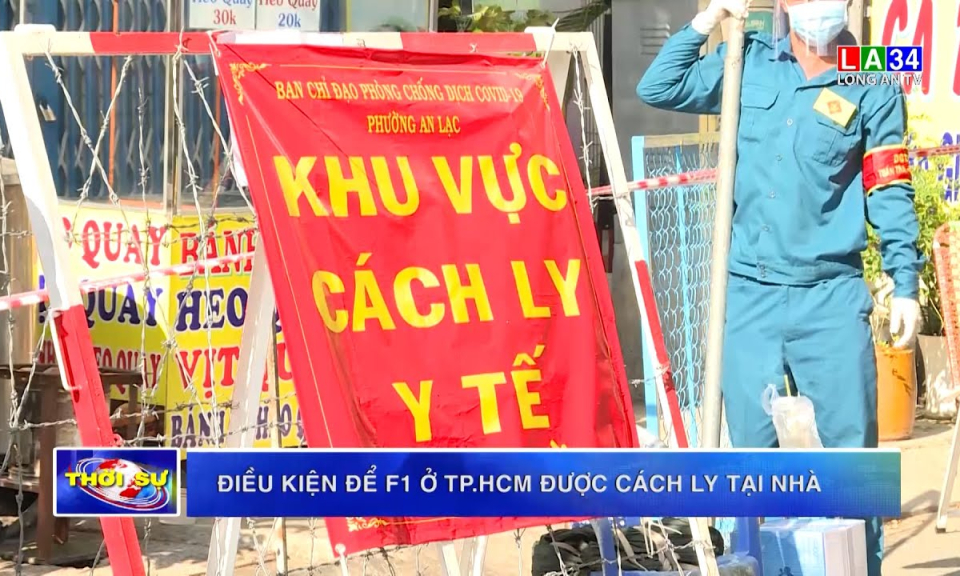 Điều kiện để F1 ở TP.HCM được cách ly tại nhà