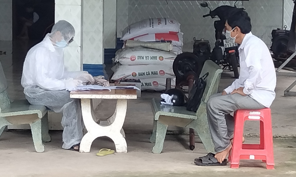 Tân Hưng: Xã Vĩnh Bửu truy vết nhanh các trường hợp liên quan ca F0 ở Đồng Tháp