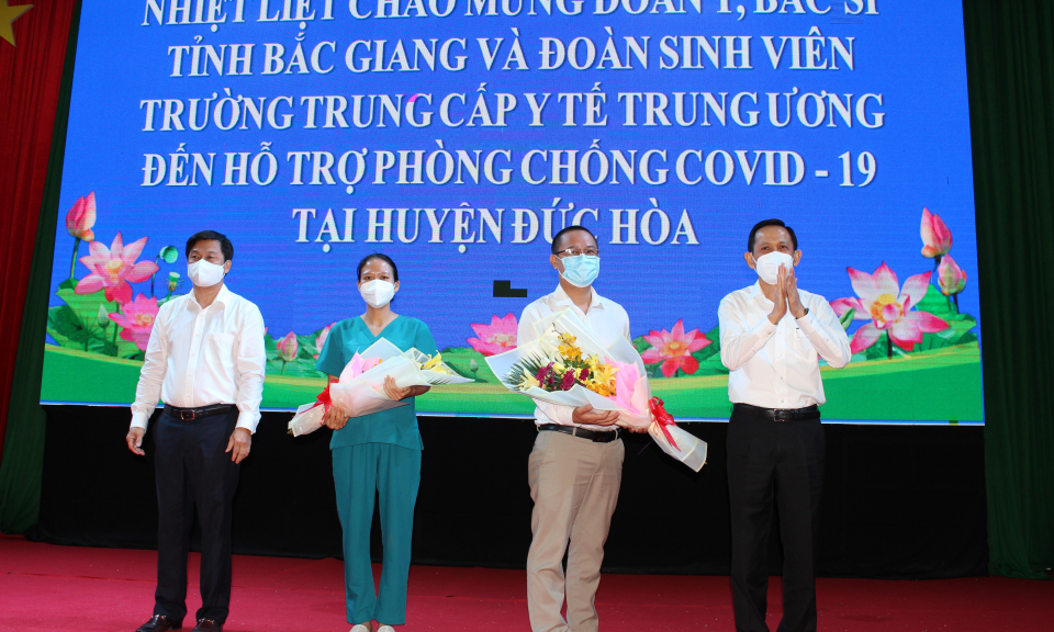 Nghĩa tình Bắc Giang hỗ trợ Đức Hòa, Long An chống dịch