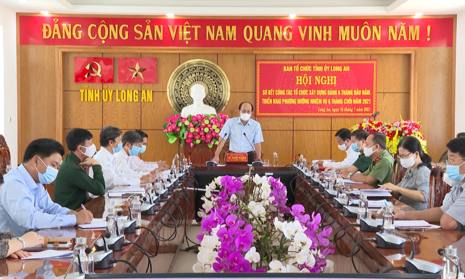 Hội nghị sơ kết công tác xây dựng Đảng 6 tháng đầu năm 2021