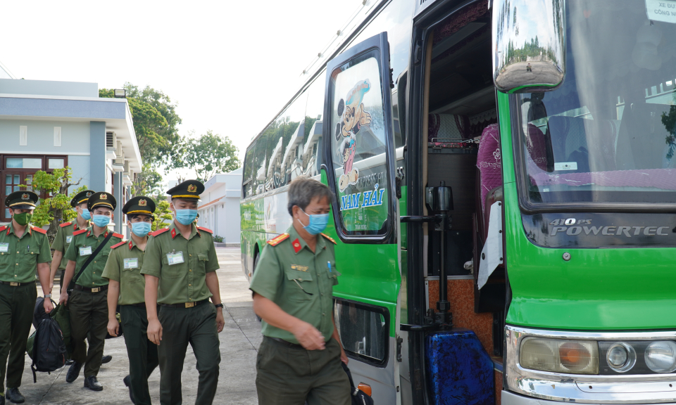 Tăng cường lực lượng cho Công an tỉnh Long An trong phòng, chống dịch bệnh Covid-19