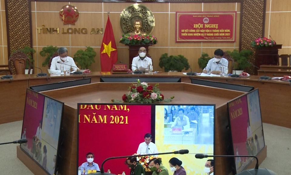 Sơ kết công tác dân vận 6 tháng đầu năm, triển khai nhiệm vụ 6 tháng cuối năm 2021