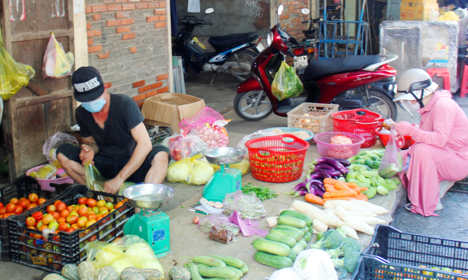 Giá rau củ quả tại Cần Đước tăng cao