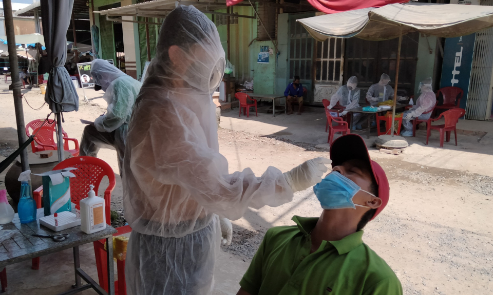 Tân Hưng có 3 ca mắc Covid-19 và 5 trường hợp nghi nhiễm