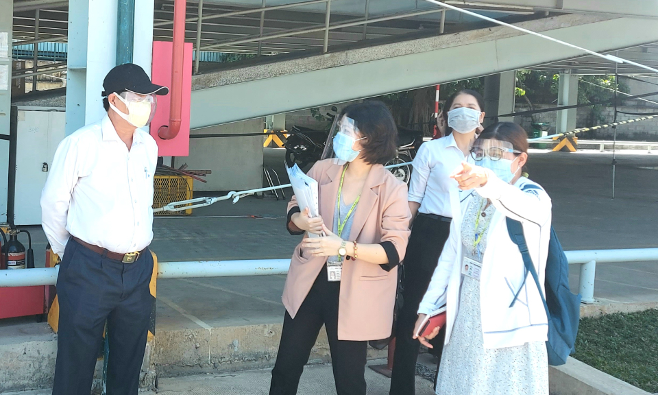 Người lao động khu vực Long An được trở lại Công ty TNHH Din Sen làm việc từ 5/7/2021