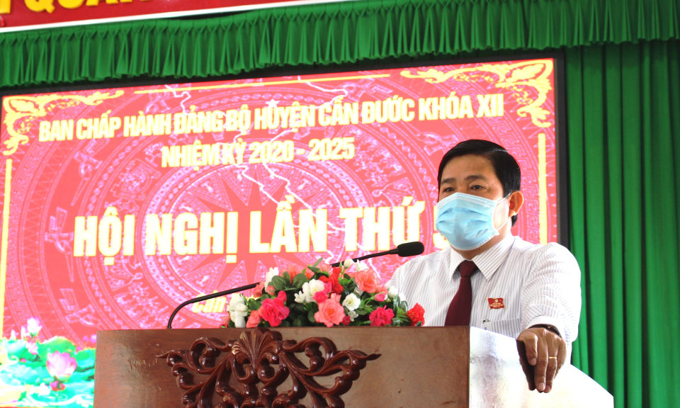 Huyện ủy Cần Đước Hội nghị Ban chấp hành lần thứ 5