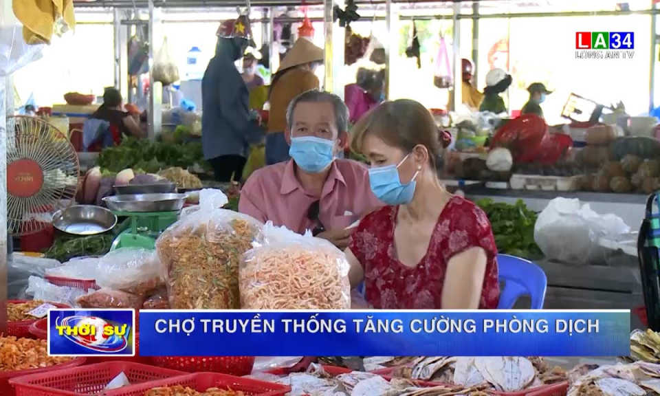 Chợ truyền thống tăng cường phòng dịch