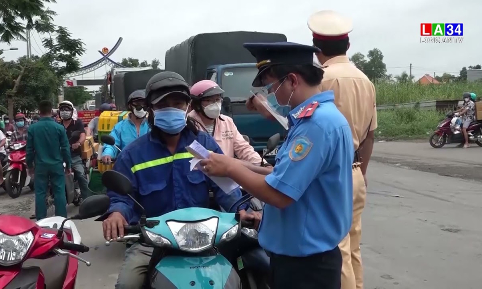 Cần Giuộc: Quản lý chặt người dân vào địa bàn huyện