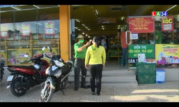Tân Trụ thực hiện nghiêm biện pháp phòng, chống dịch bệnh Covid-19 tại các chợ, siêu thị