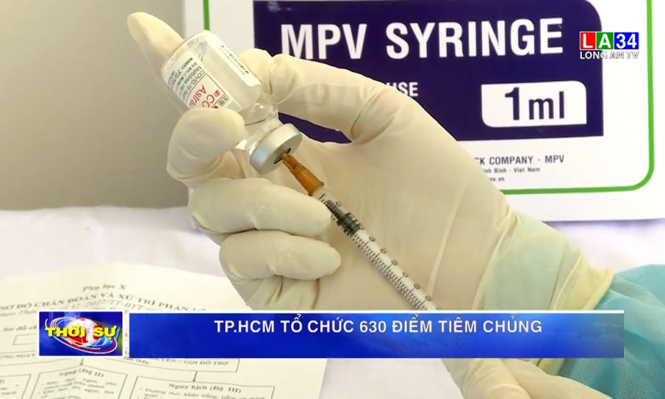 TP.HCM tổ chức 630 điểm tiêm chủng
