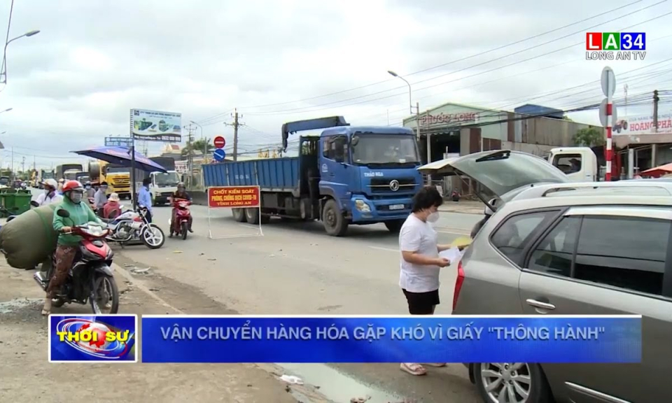 Vận chuyển hàng hóa gặp khó vì giấy &#8220;thông hành&#8221;