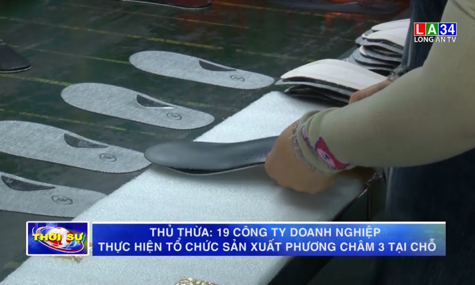 Thủ Thừa: 19 công ty doanh nghiệp thực hiện tổ chức sản xuất phương châm &#8220;3 tại chỗ&#8221;