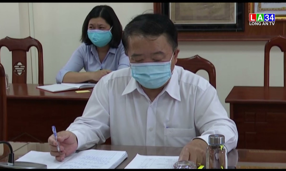 Phó Bí thư Thường trực Tỉnh ủy kiểm tra công tác phòng, chống dịch tại huyện Cần Giuộc
