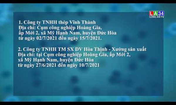 Khẩn trương thông tin các trường hợp doanh nghiệp trên địa bàn có ca nhiễm Covid-19
