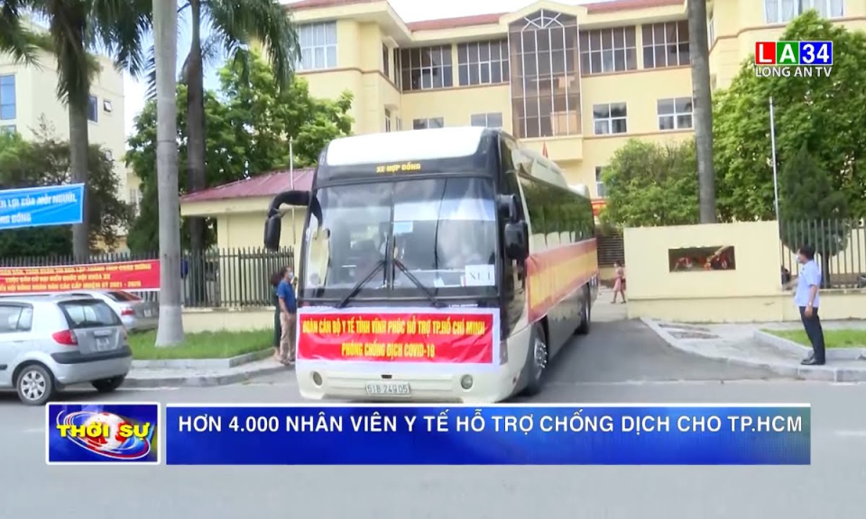Hơn 4.000 nhân viên y tế hỗ trợ chống dịch cho TP.HCM