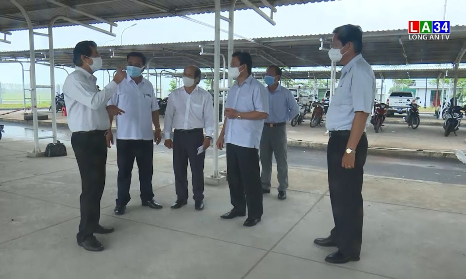 PCT UBND tỉnh làm việc tại huyện Môc Hóa về công tác phòng, chống dịch Covid-19