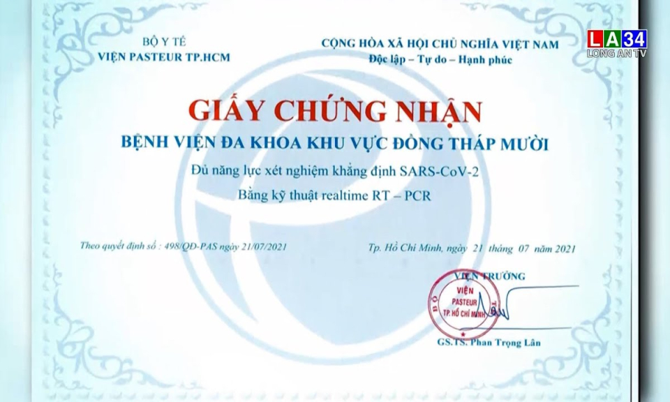 Thêm 3 bệnh viện đủ năng lực xét nghiệm khẳng định SARS-CoV-2