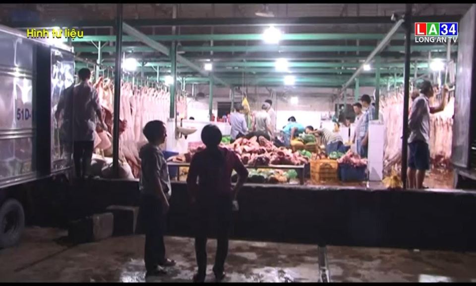 Long An: Sản lượng thịt heo dự kiến trong tháng 7/2021 khoảng 1.800 tấn