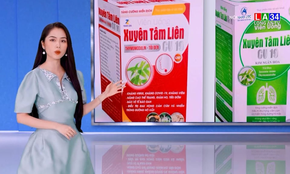 Cảnh báo 2 sản phẩm Xuyên tâm liên giả mạo nội dung kháng Covid-19