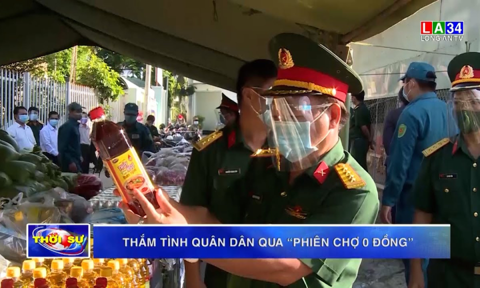 Thắm tình quân dân qua &#8220;Phiên chợ 0 đồng&#8221;