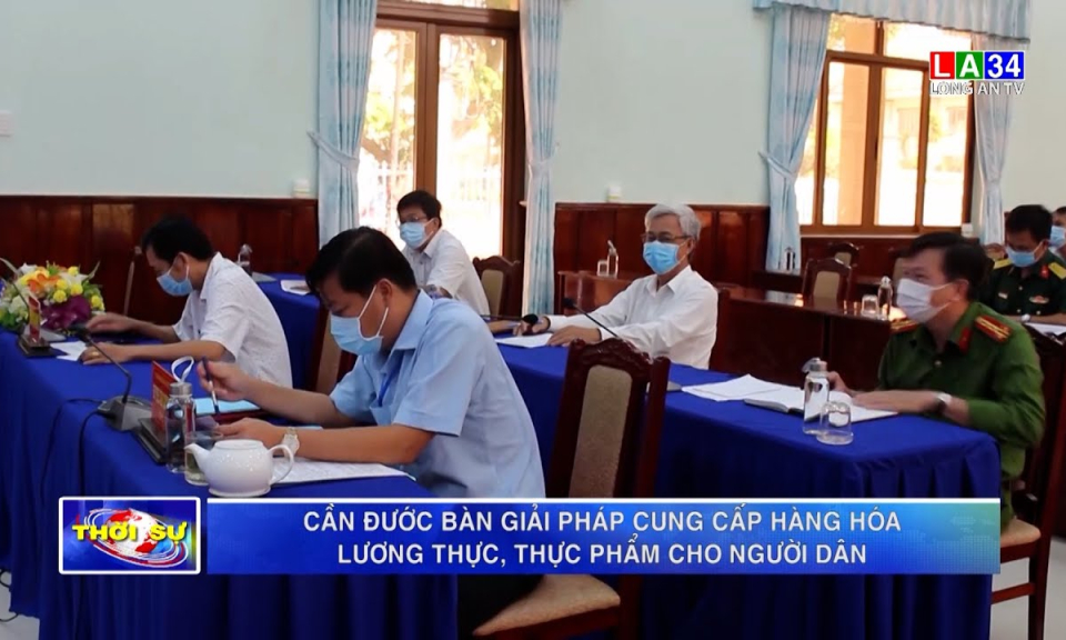 Cần Đước bàn giải pháp cung ứng hàng hóa lương thực, thực phẩm cho người dân