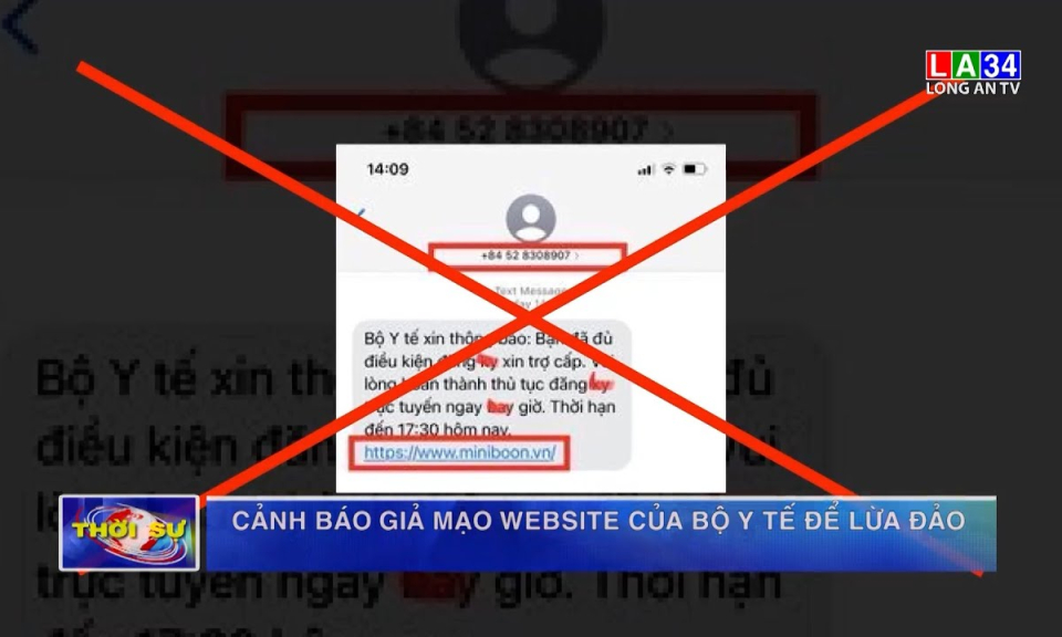 Cảnh báo giả mạo website của Bộ Y tế để lừa đảo