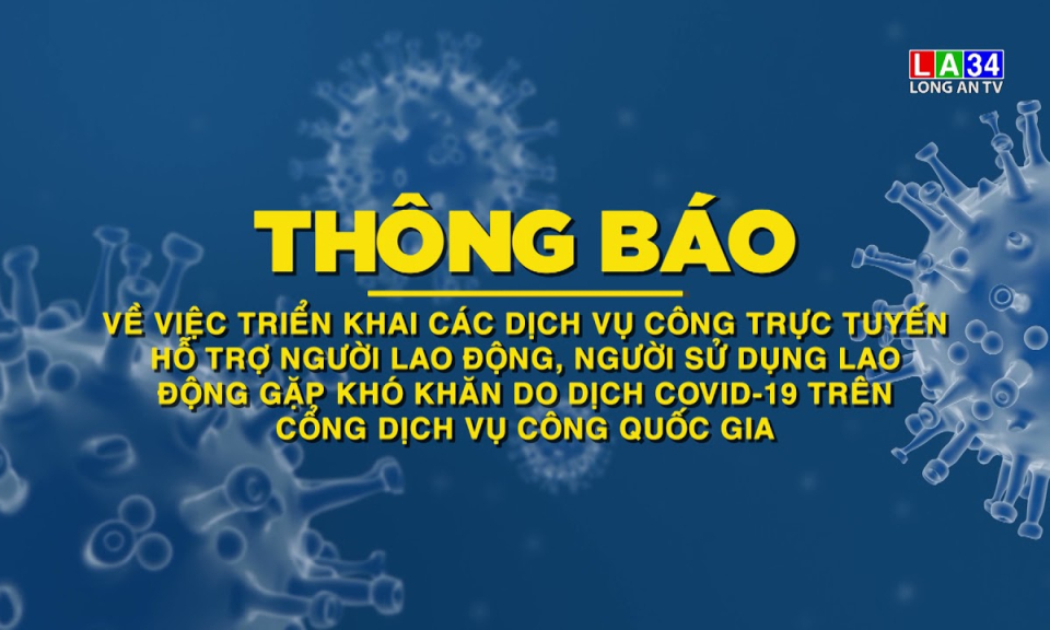 Triển khai các dịch vụ công trực tuyến hỗ trợ người lao động, người sử dụng lao động