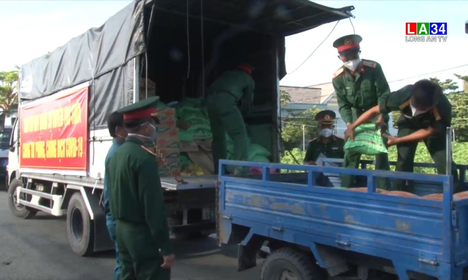 Quốc phòng toàn dân: Lực lượng vũ trang huyện Thủ Thừa giúp dân vượt qua đại dịch