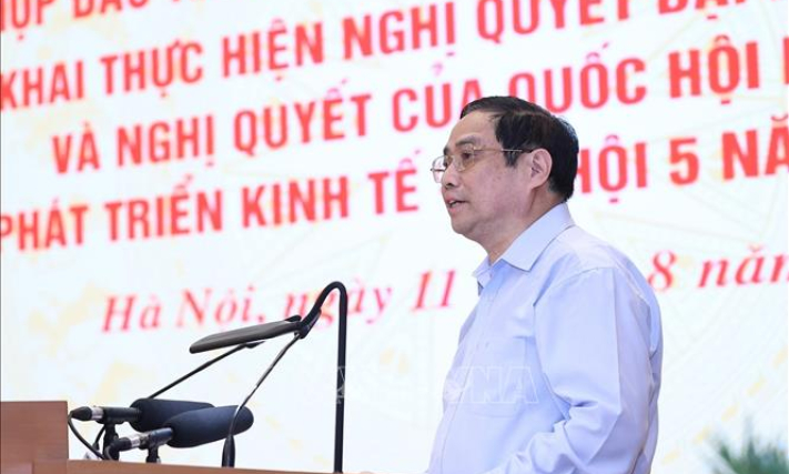 Chính phủ nhiệm kỳ 2021-2026 họp phiên đầu tiên triển khai thực hiện Nghị quyết của Đảng và của Quốc hội