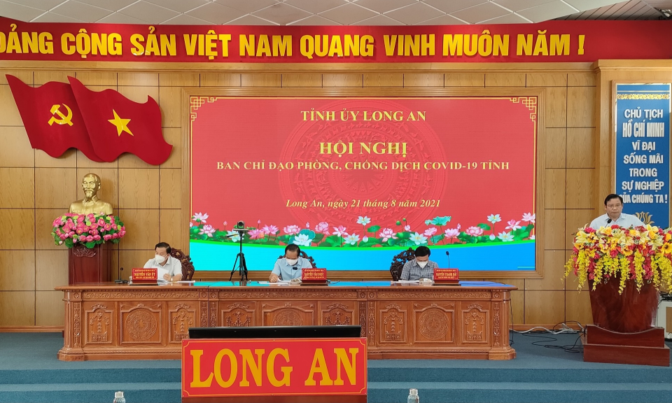 Hội nghị Ban Chỉ đạo phòng, chống dịch Covid-19 tỉnh
