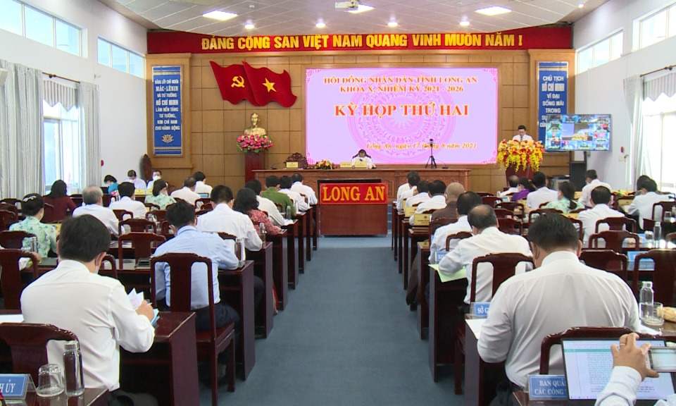 Kỳ họp thứ 2 HĐND tỉnh Long An khóa X thông qua 50 Nghị quyết quan trọng