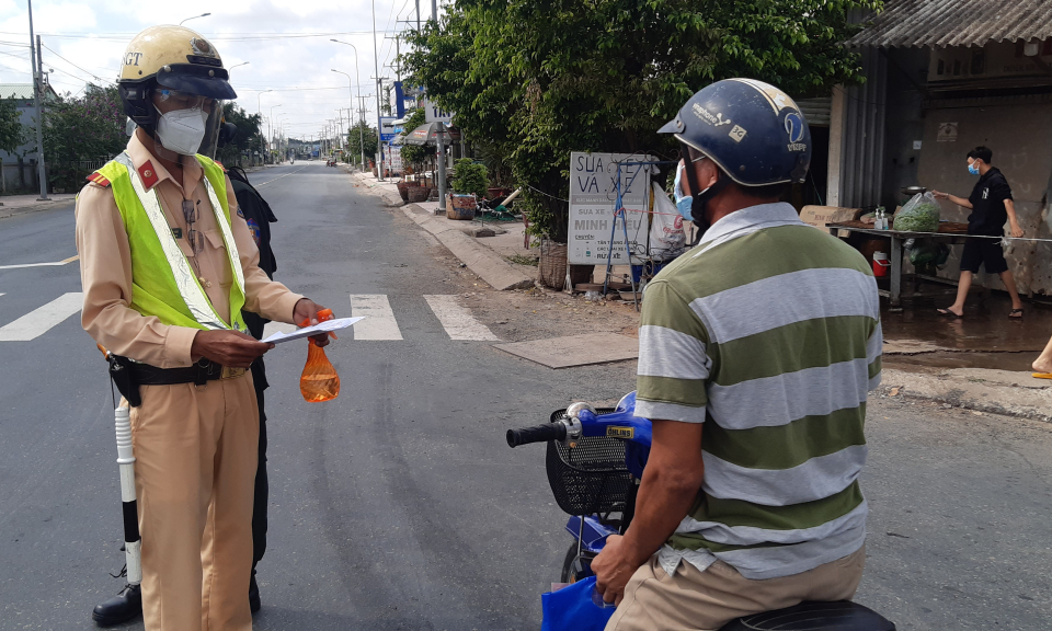 Châu Thành: Kiểm tra công tác phòng, chống dịch COVID-19