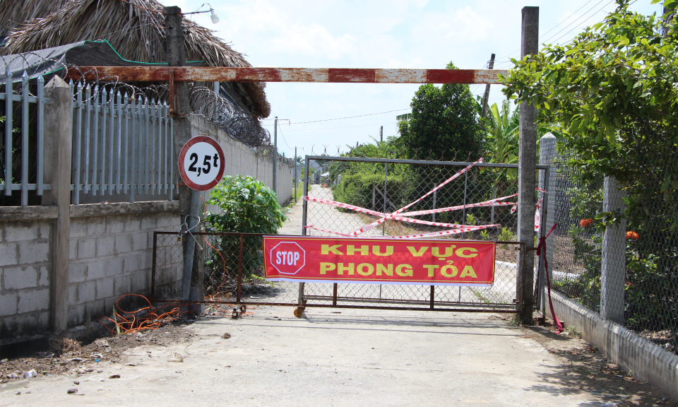 Thủ Thừa: Thiết lập 7 vùng cách ly y tế phòng chống dịch Covid-19