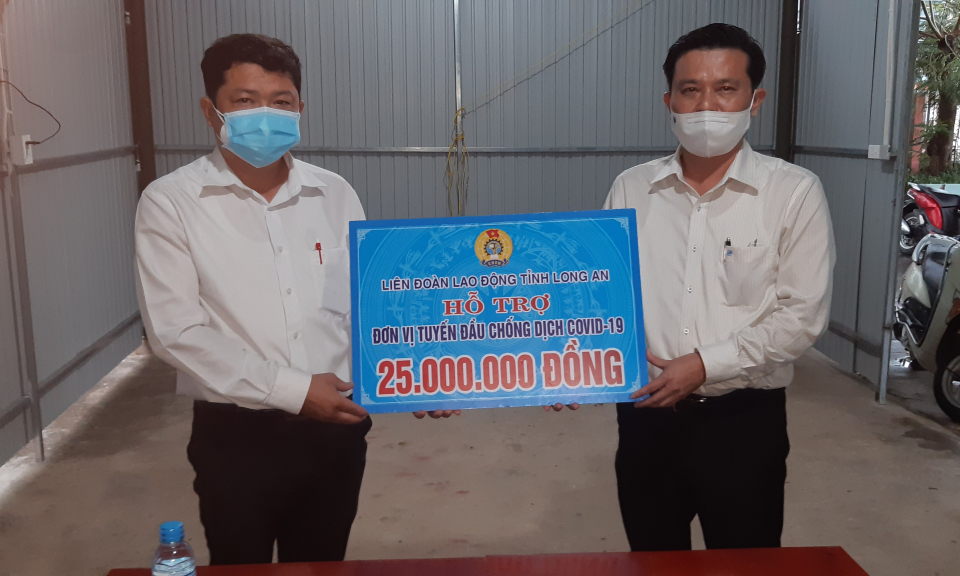 Phó Bí thư Thường trực Tỉnh ủy Long An kiểm tra công tác phòng, chống dịch COVID-19 tại Châu Thành