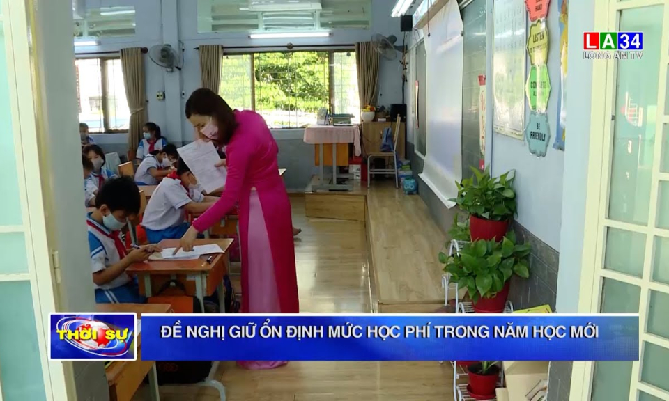 Đề nghị giữ ổng định mức học phí trong năm học mới