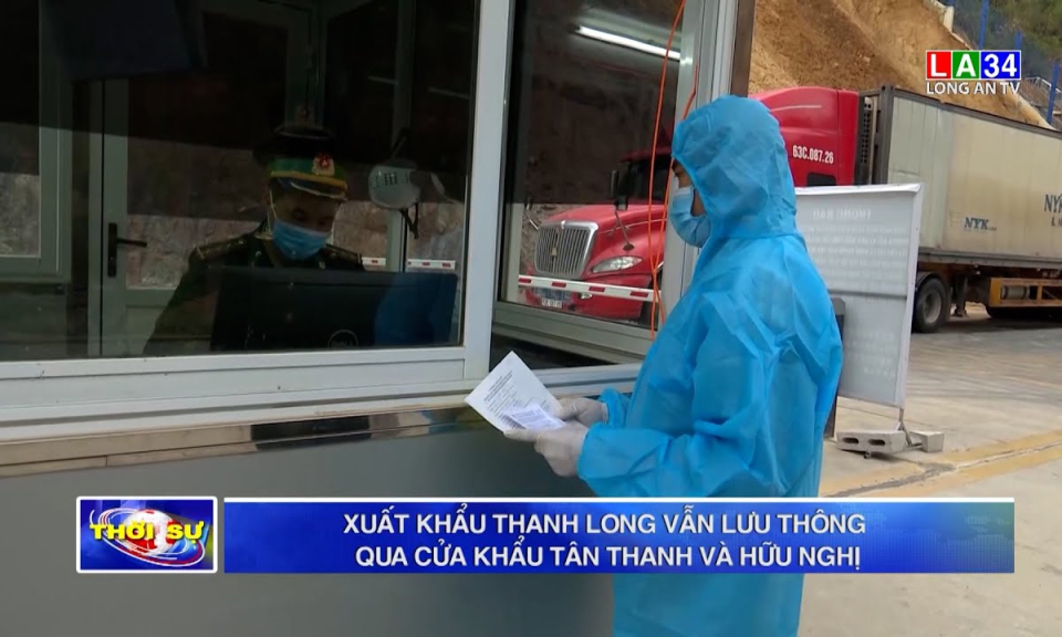 Xuất khẩu thanh long vẫn lưu thông qua cửa khẩu Tân Thanh và Hữu Nghị