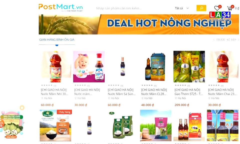 Hơn 130 đặc sản của Long An được bán trên sàn Postmart