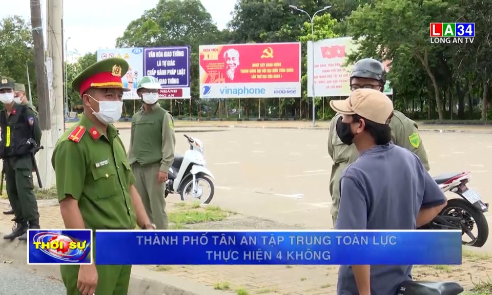 Thành phố Tân An tập trung thực hiện &#8220;4 không&#8221;