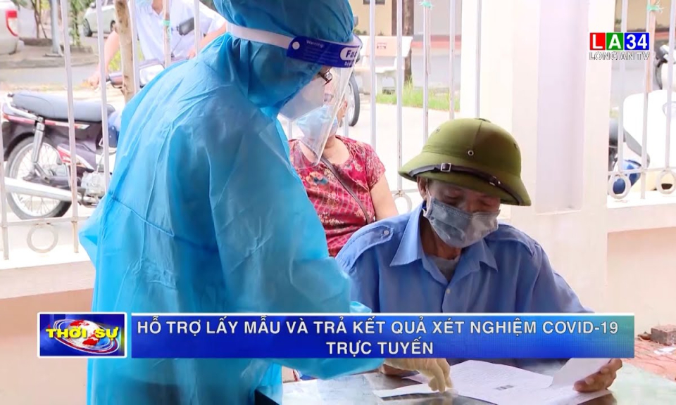 Hỗ trợ lấy mẫu và trả kết quả xét nghiệm Covid-19 trực tuyến