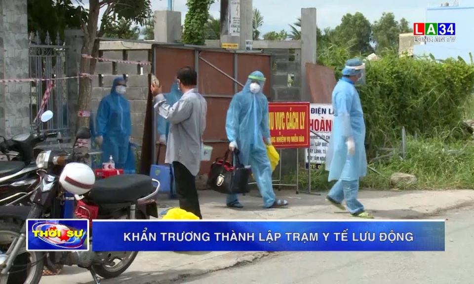 Khẩn trương thành lập trạm y tế lưu động